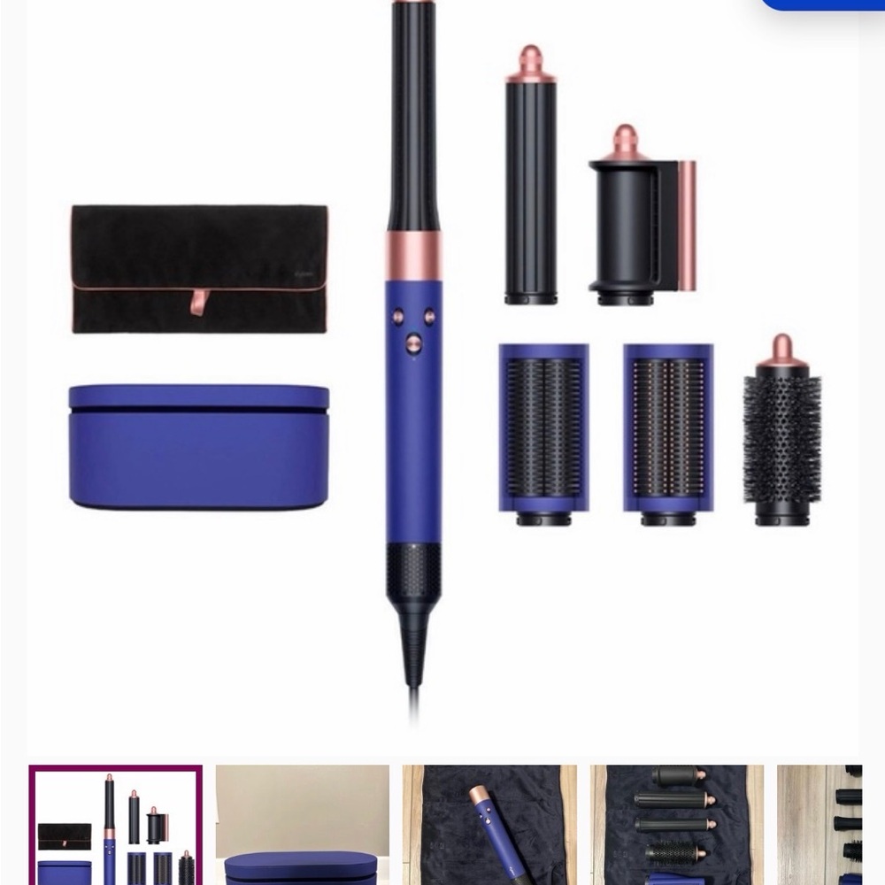 Dyson Blue and Black Hair Styling Kit
